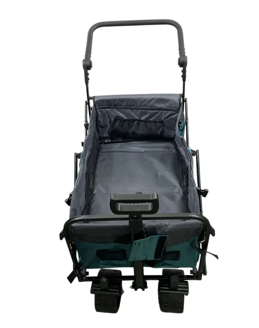 Wonderfold S3 Outdoor Utility Wagon, Hunter Green & Gray