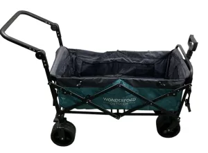 Wonderfold S3 Outdoor Utility Wagon, Hunter Green & Gray