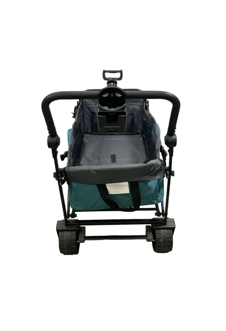 Wonderfold S3 Outdoor Utility Wagon, Hunter Green & Gray