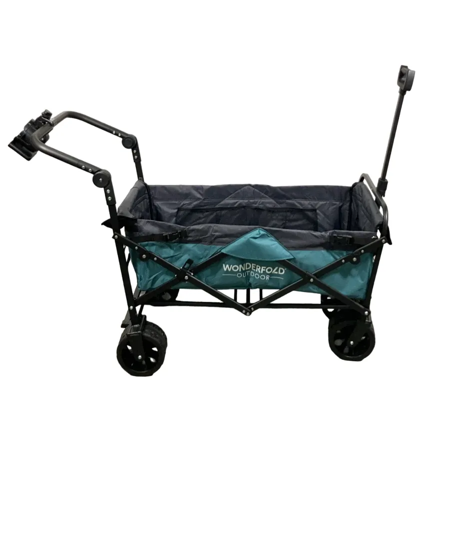 Wonderfold S3 Outdoor Utility Wagon, Hunter Green & Gray