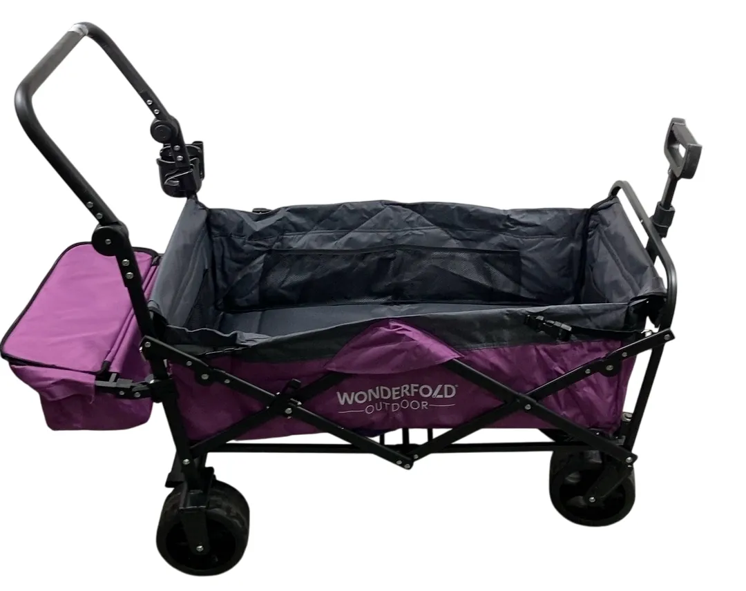 Wonderfold S3 Outdoor Utility Wagon, Purple/Gray