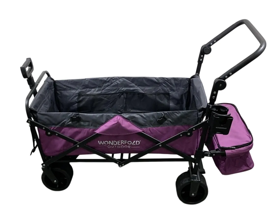 Wonderfold S3 Outdoor Utility Wagon, Purple/Gray