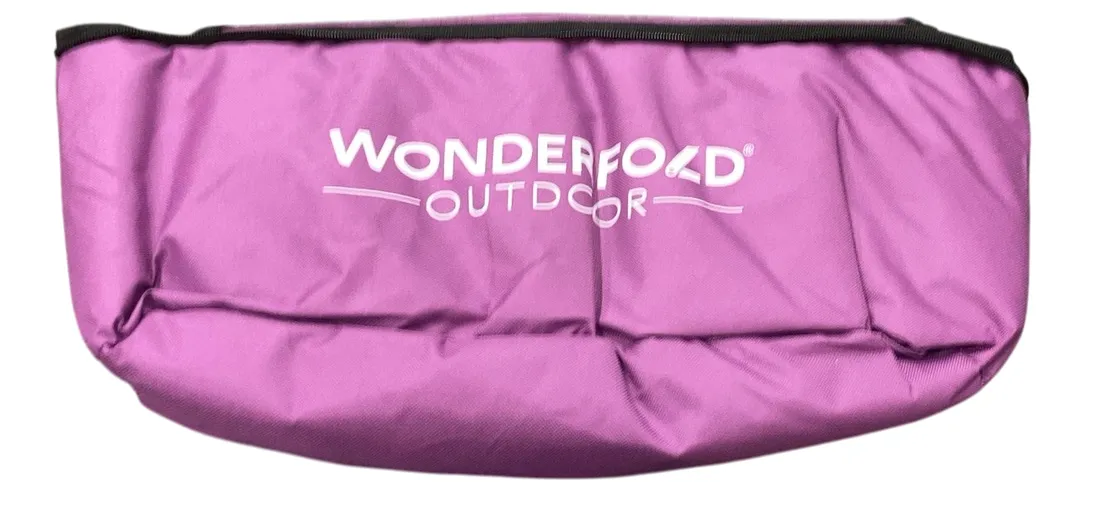 Wonderfold S3 Outdoor Utility Wagon, Purple/Gray