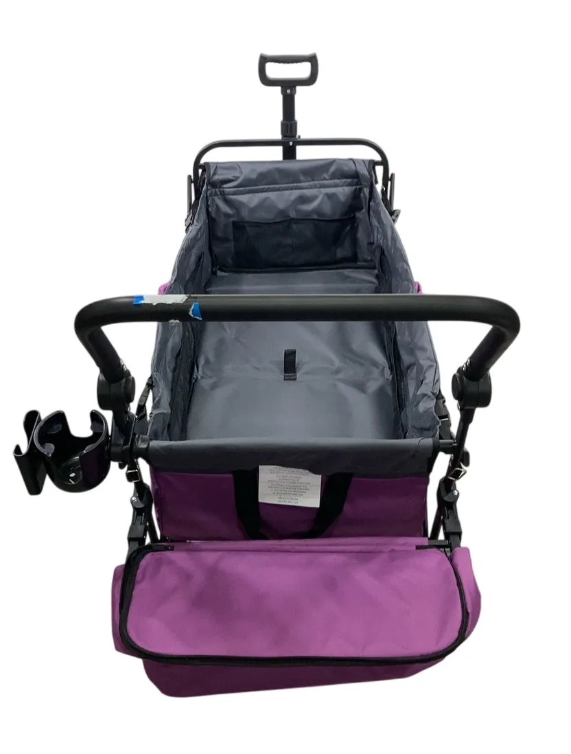 Wonderfold S3 Outdoor Utility Wagon, Purple/Gray