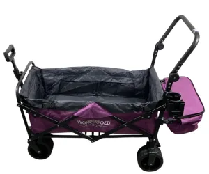 Wonderfold S3 Outdoor Utility Wagon, Purple/Gray