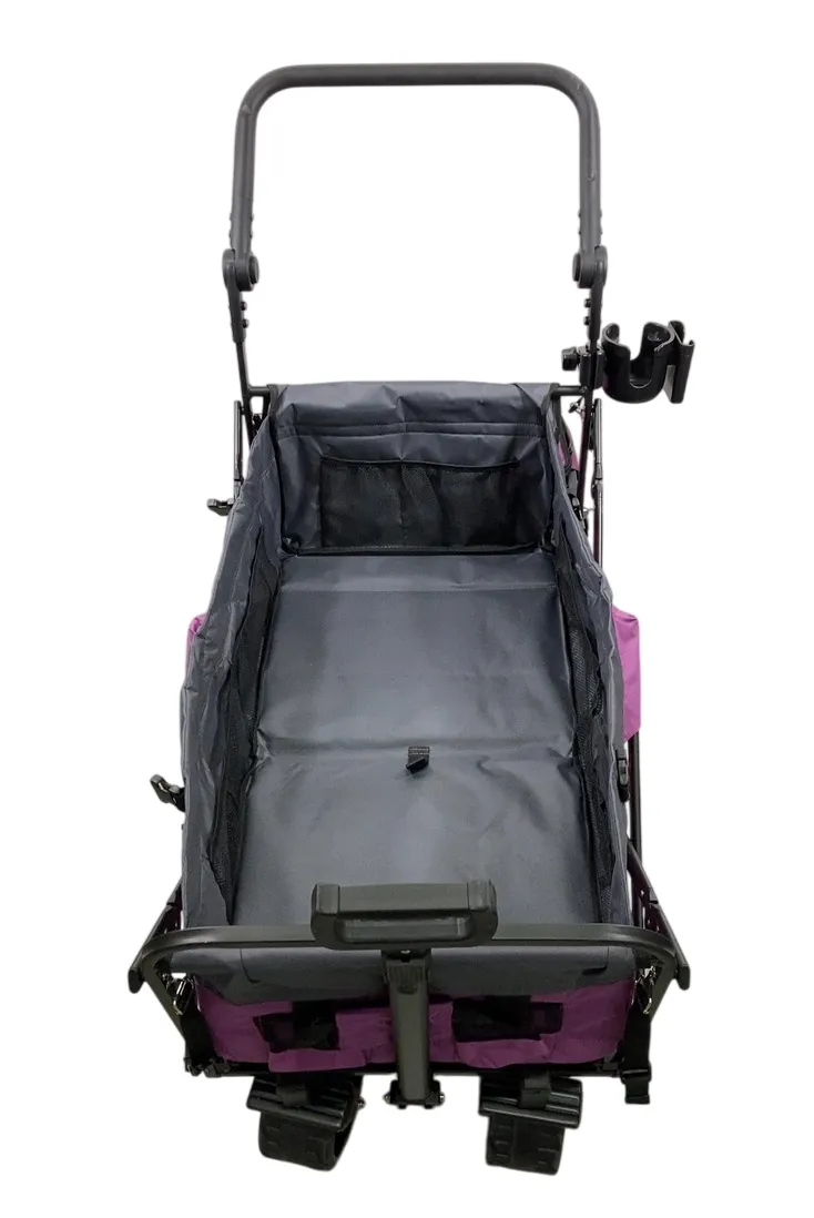 Wonderfold S3 Outdoor Utility Wagon, Purple/Gray