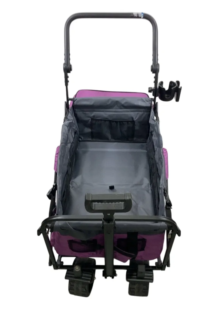Wonderfold S3 Outdoor Utility Wagon, Purple/Gray
