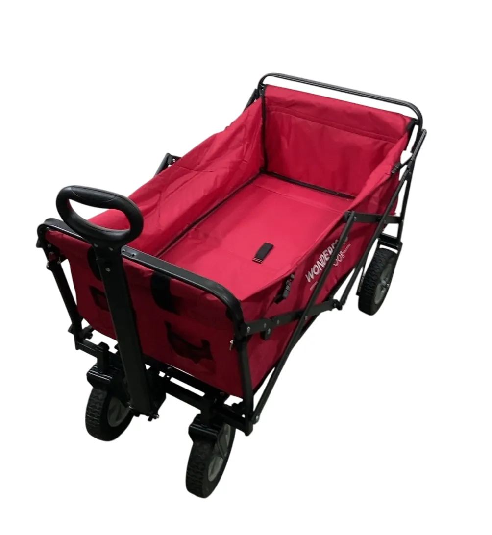 Wonderfold S3 Outdoor Utility Wagon, Red