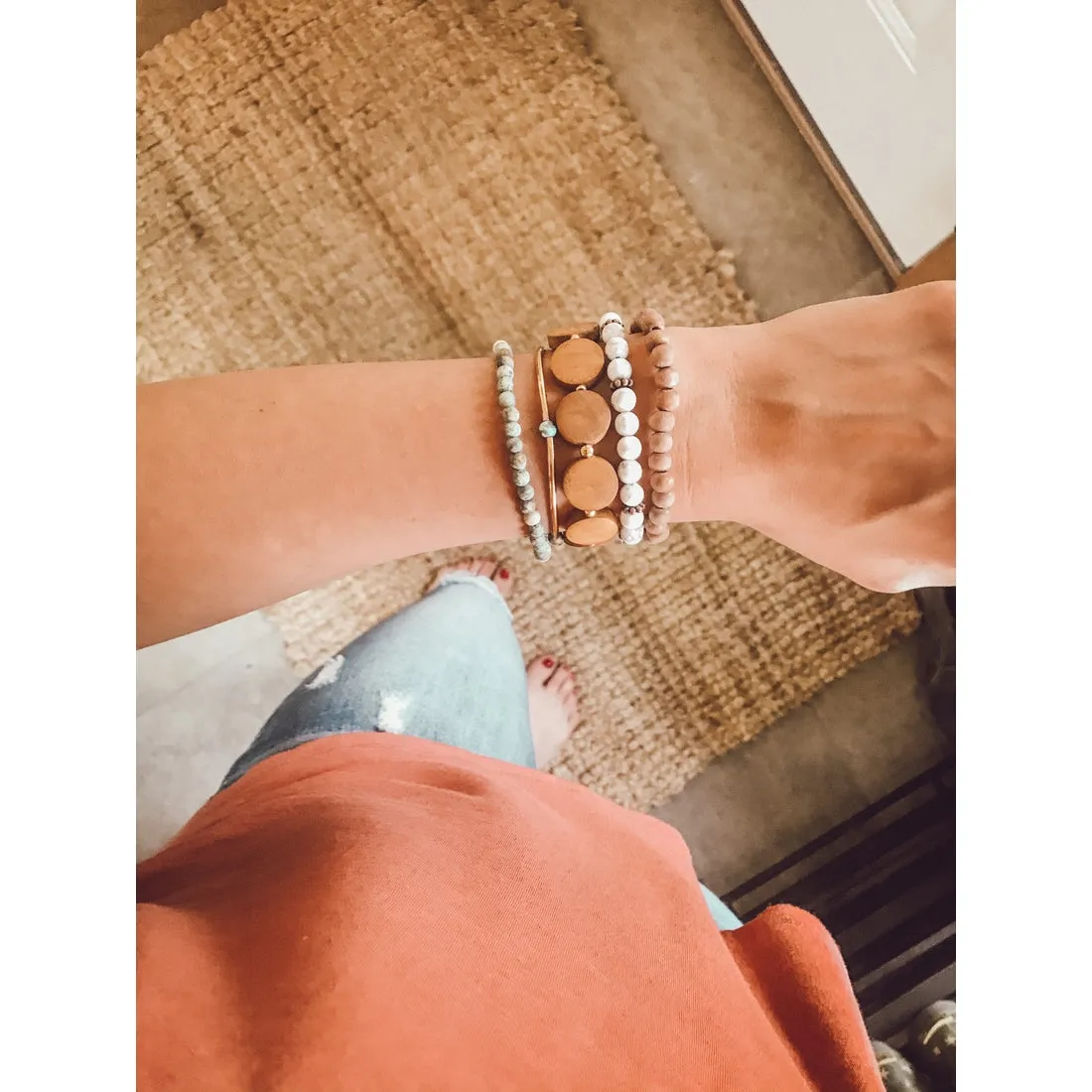 Wood Bracelets - Brown