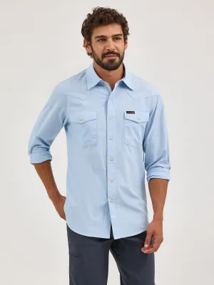 Wrangler ATG™ Men's Drover Utility Shirt - Cerulean - 112360550