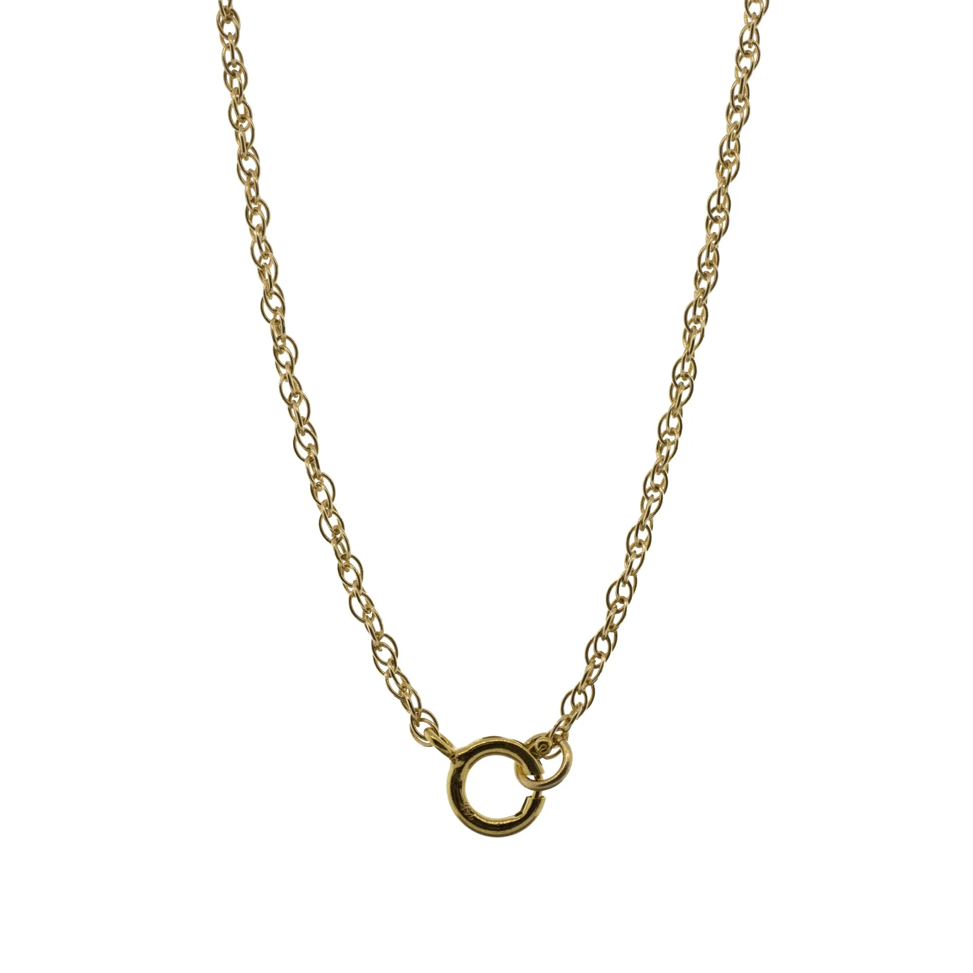 Yellow Gold Light Twisted Rope Chain