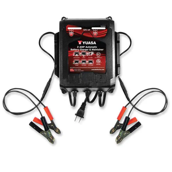 Yuasa 2-Bank 2-Amp 6/12V Charger