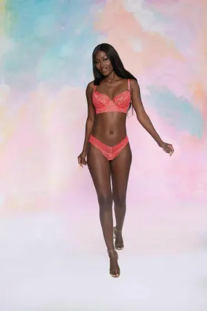 Zig-Zag Elastic and Scalloped 2 Piece Set